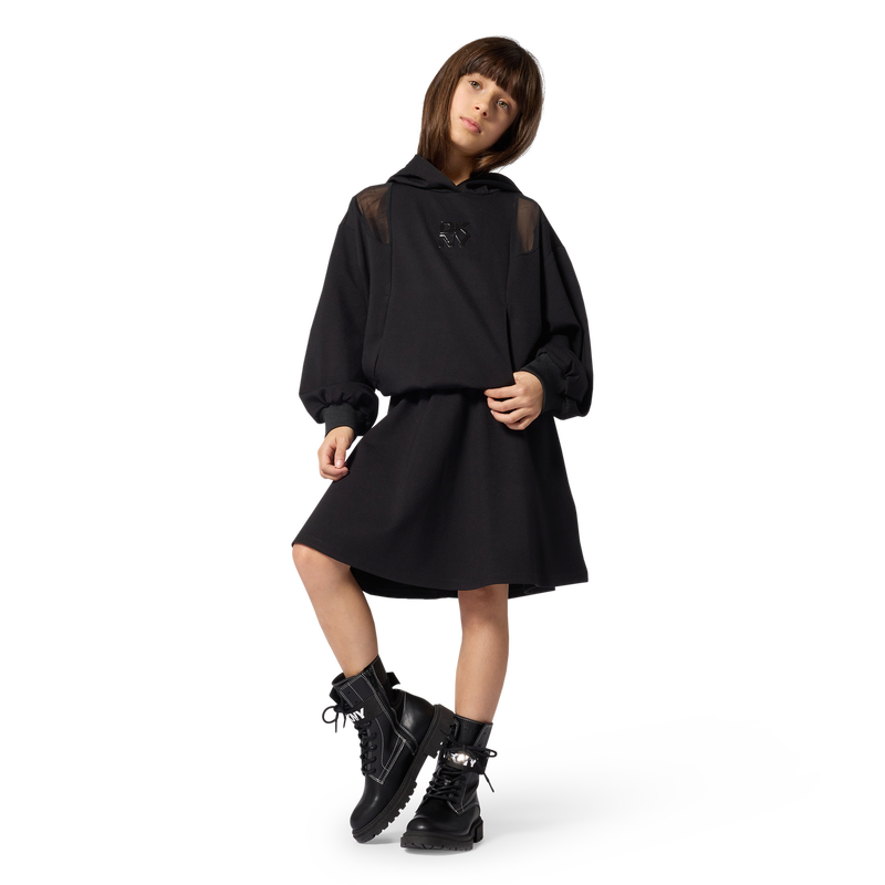 Vestido con capucha DKNY 
                        NI&Ntilde;A
