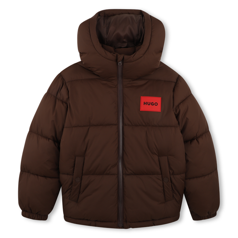 Chaqueta acolchada con capucha HUGO 
                        NI&Ntilde;O