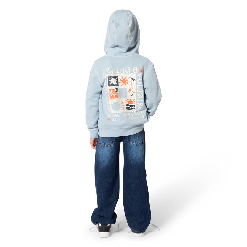 SUDADERA CON CAPUCHA ZADIG & VOLTAIRE 
                        NI&Ntilde;O