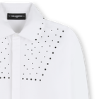 Vestido camisero de manga larga KARL LAGERFELD KIDS 
                    NI&Ntilde;A