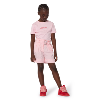 CAMISETA DE MANGA CORTA LANVIN NI&Ntilde;A