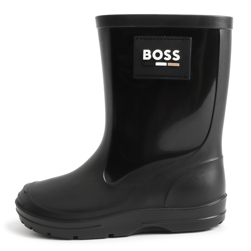 Botas de agua bitextura BOSS 
                        NI&Ntilde;O