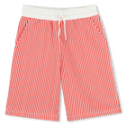Bermudas de algod&oacute;n y rayas KENZO KIDS 
                    NI&Ntilde;O