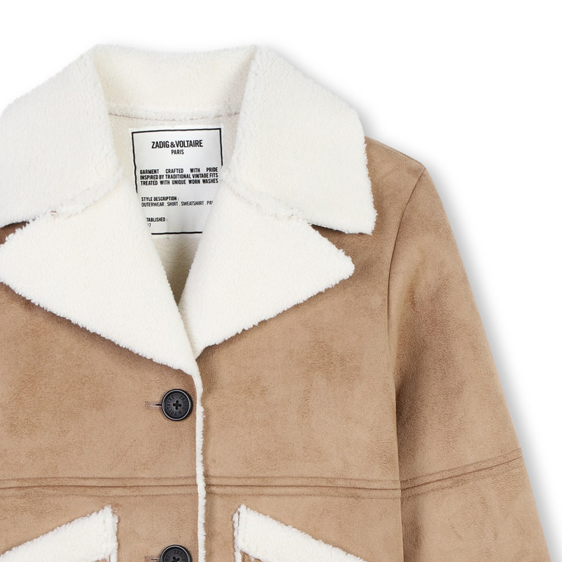 Abrigo con botones ZADIG & VOLTAIRE 
                        NI&Ntilde;A