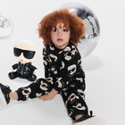 Pantalones de forro polar cepillado KARL LAGERFELD KIDS 
                    NI&Ntilde;O