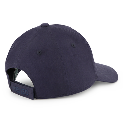 Gorra de algod&oacute;n bordada KENZO KIDS UNISEXO