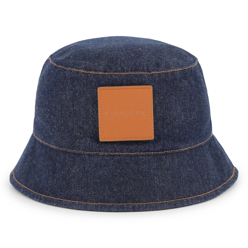 Gorro vaquero con la marca LANVIN 
                        NI&Ntilde;A