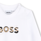 Conjunto de pantal&oacute;n, c&aacute;rdigan y camiseta BOSS 
                    NI&Ntilde;O