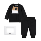 Conjunto de c&aacute;rdigan y pantal&oacute;n BOSS 
                    NI&Ntilde;O