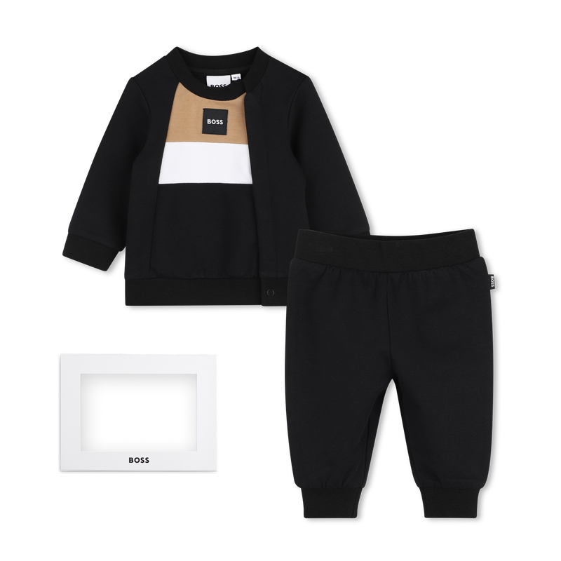 Conjunto de c&aacute;rdigan y pantal&oacute;n BOSS 
                        NI&Ntilde;O