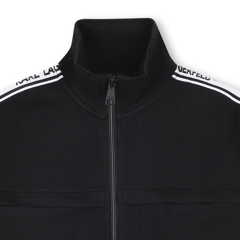 Sudadera con el bajo el&aacute;stico KARL LAGERFELD KIDS 
                        NI&Ntilde;A