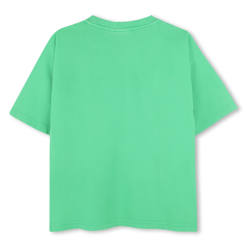 Camiseta de algod&oacute;n deste&ntilde;ida HUGO 
                        NI&Ntilde;O