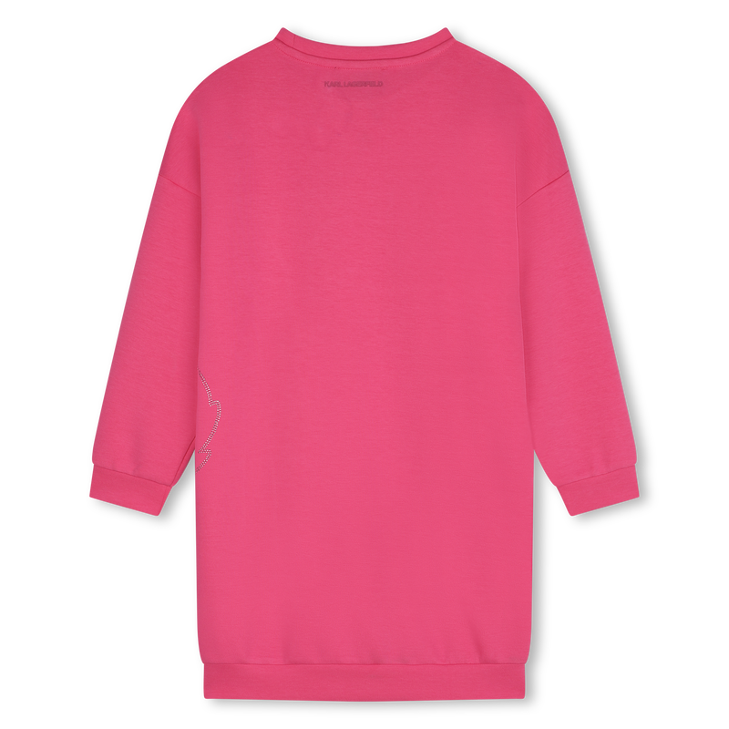 Vestido recto con estr&aacute;s KARL LAGERFELD KIDS 
                        NI&Ntilde;A