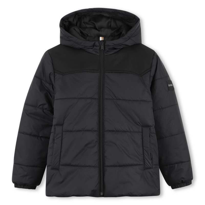 Chaqueta acolchada con capucha BOSS 
                        NI&Ntilde;O