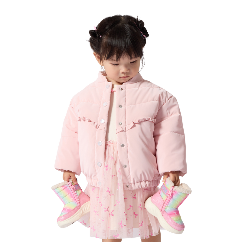 Vestido bimateria BILLIEBLUSH 
                        NI&Ntilde;A