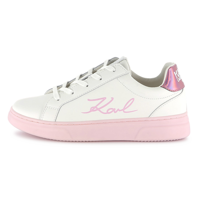 Zapatillas de cuero KARL LAGERFELD KIDS NI&Ntilde;A
