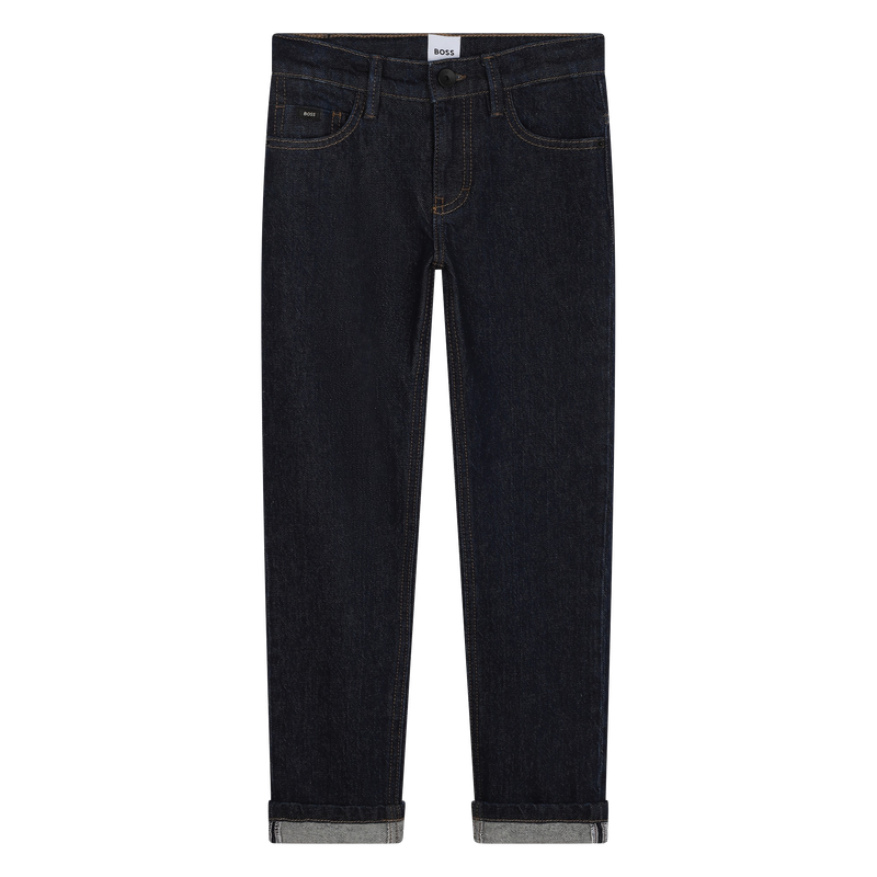 Vaquero de cintura ajustable BOSS 
                        NI&Ntilde;O