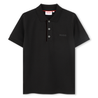 Polo de piqu&eacute; y manga corta HUGO 
                    NI&Ntilde;O