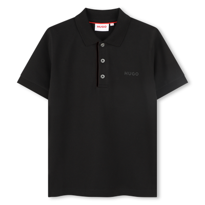 Polo de piqu&eacute; y manga corta HUGO NI&Ntilde;O