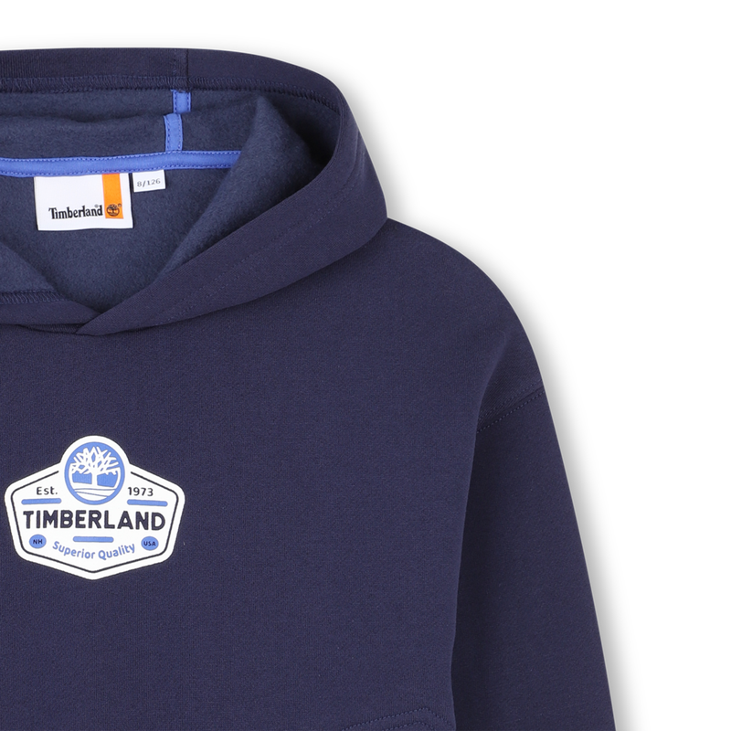 Sudadera con capucha de vell&oacute;n TIMBERLAND 
                        NI&Ntilde;O