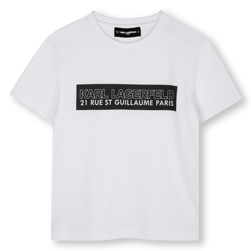 Camiseta de manga corta KARL LARGERFELD KIDS 
                        NIÑO