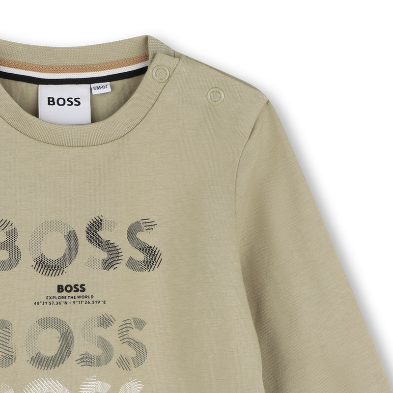 Camiseta de manga larga BOSS 
                        NI&Ntilde;O