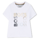 Camiseta de manga corta, BLANCO, hi-res