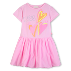 Vestido bimaterial BILLIEBLUSH 
                    NI&Ntilde;A