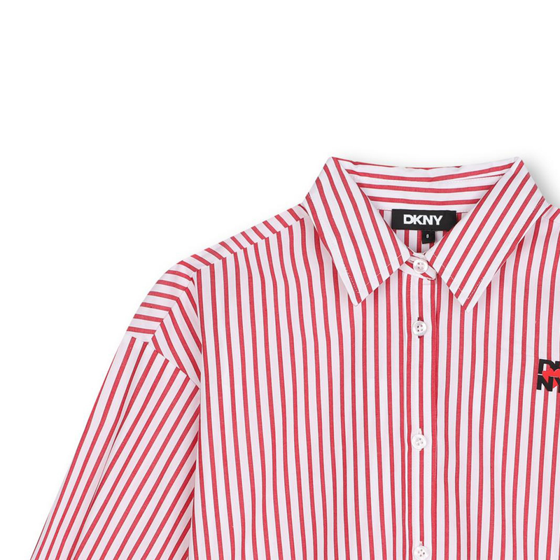 Camisa estampada a rayas DKNY 
                        NI&Ntilde;A