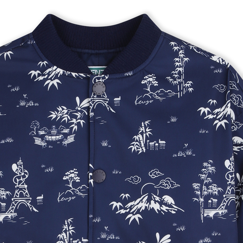 CHAQUETA CON CUELLO DE PELUCHE KENZO KIDS 
                        UNISEXO