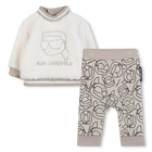Conjunto de sudadera y pantal&oacute;n de ch&aacute;ndal KARL LAGERFELD KIDS 
                    NI&Ntilde;O
