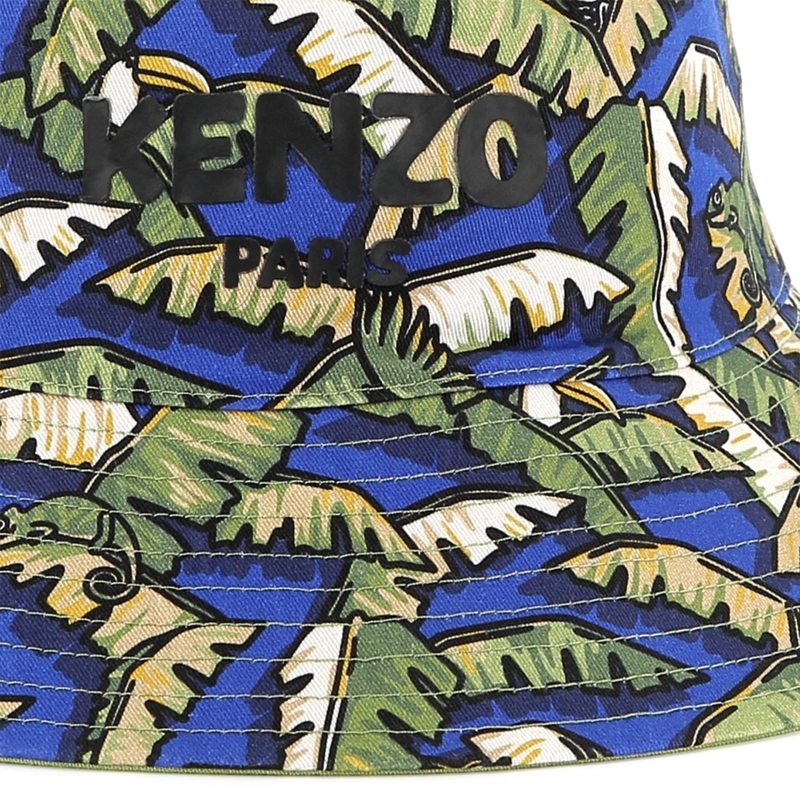 Gorro reversible de algod&oacute;n KENZO KIDS 
                        UNISEXO