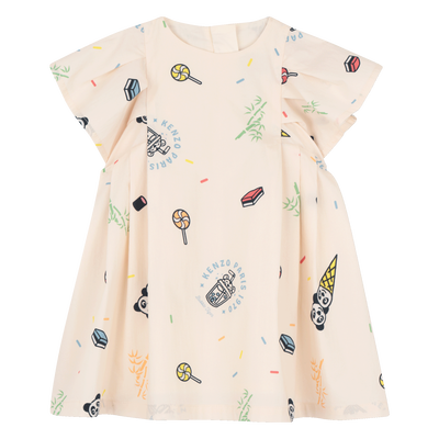 VESTIDO POPLIN KENZO KIDS NI&Ntilde;A