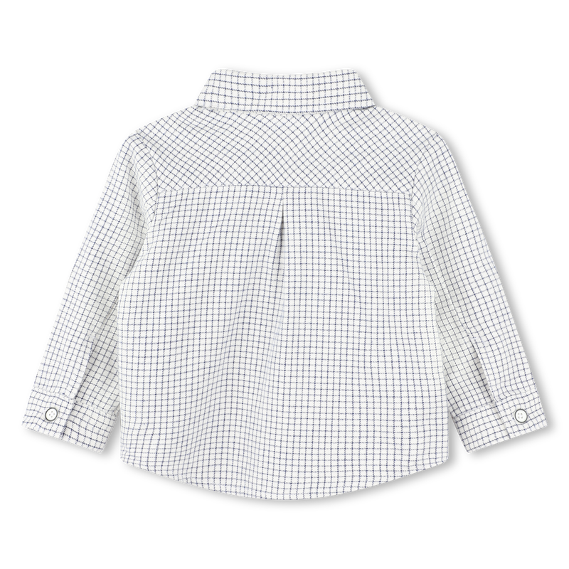 Camisa de franela con cuadros CARREMENT BEAU 
                        NI&Ntilde;O
