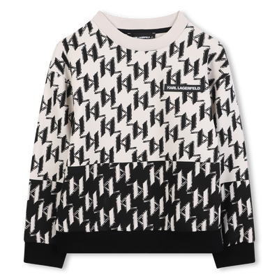 Sudadera de forro polar KARL LARGERFELD KIDS NI&Ntilde;O