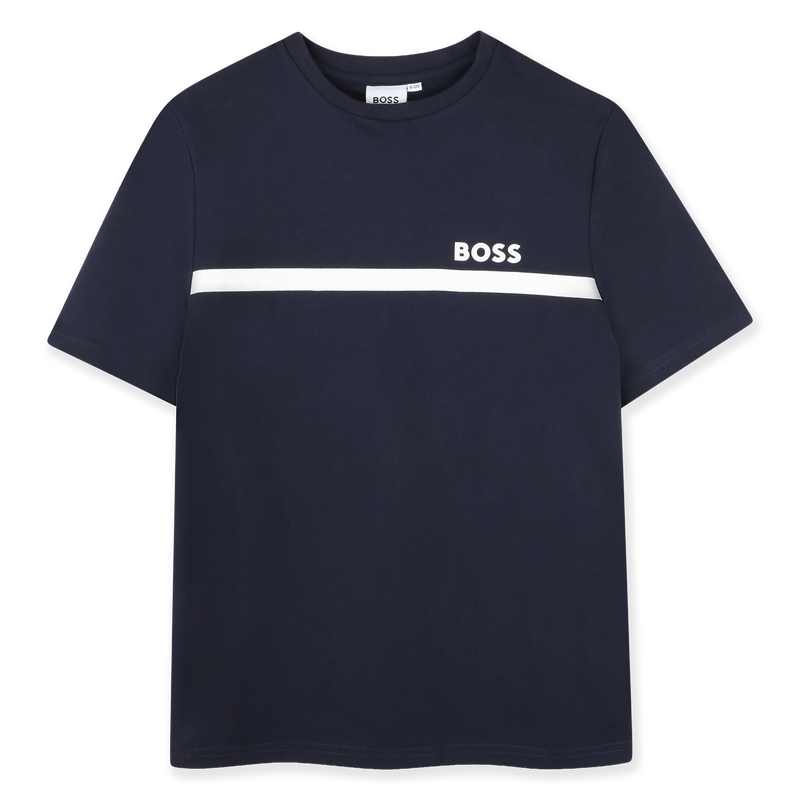 CAMISETA DE MANGA CORTA BOSS 
                        NI&Ntilde;O