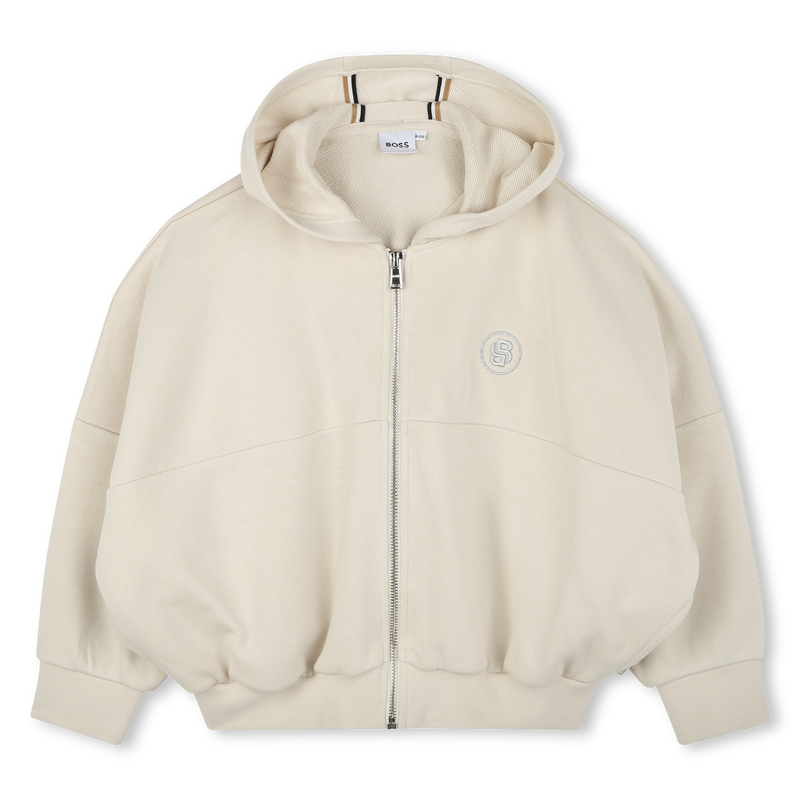Chaqueta con capucha BOSS 
                        NI&Ntilde;A