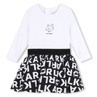 Vestido de manga larga KARL LAGERFELD KIDS 
                    NI&Ntilde;A