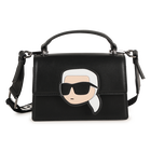 Bolso de mano en tejido recubierto de grano fino KARL LAGERFELD KIDS 
                    NI&Ntilde;A