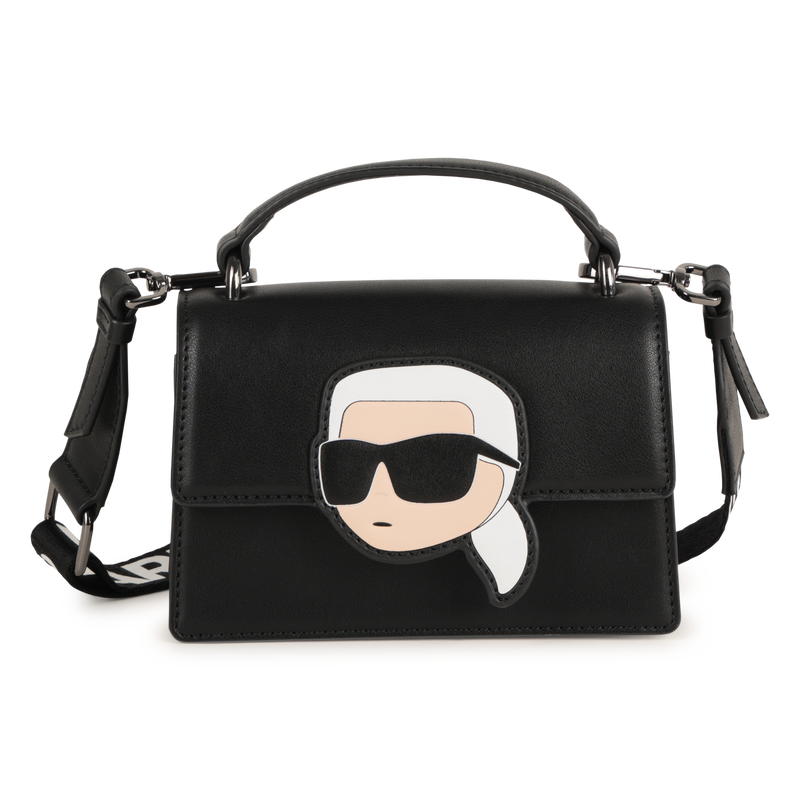 Bolso de mano en tejido recubierto de grano fino KARL LAGERFELD KIDS 
                        NI&Ntilde;A