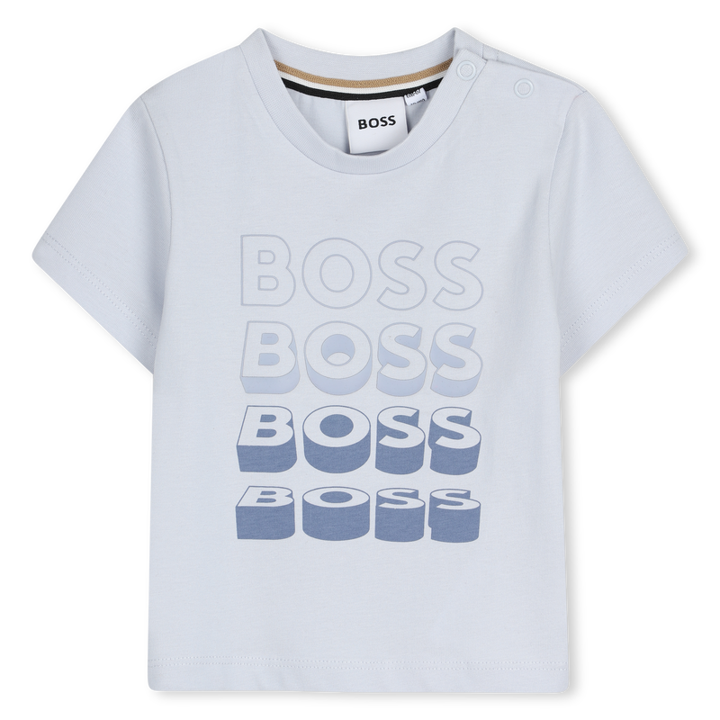 CAMISETA DE MANGA CORTA BOSS 
                        NI&Ntilde;O