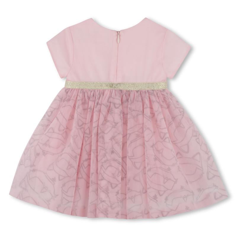 Vestido de ceremonia estampado KARL LAGERFELD KIDS 
                        NI&Ntilde;A