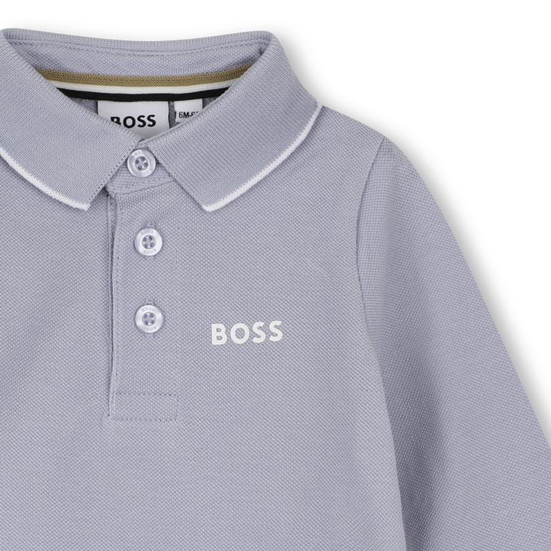 Polo de manga larga BOSS 
                        NI&Ntilde;O