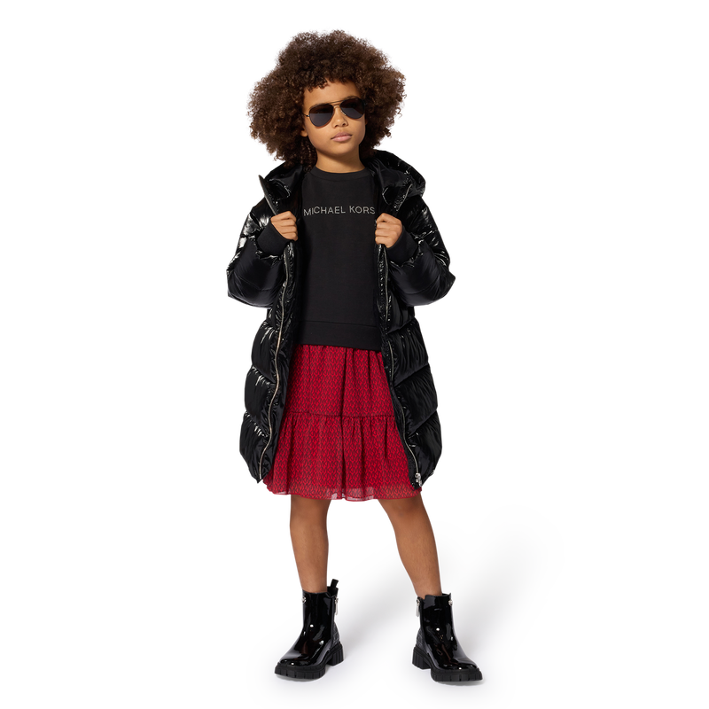 Chaqueta acolchada con capucha MICHAEL KORS 
                        NI&Ntilde;A
