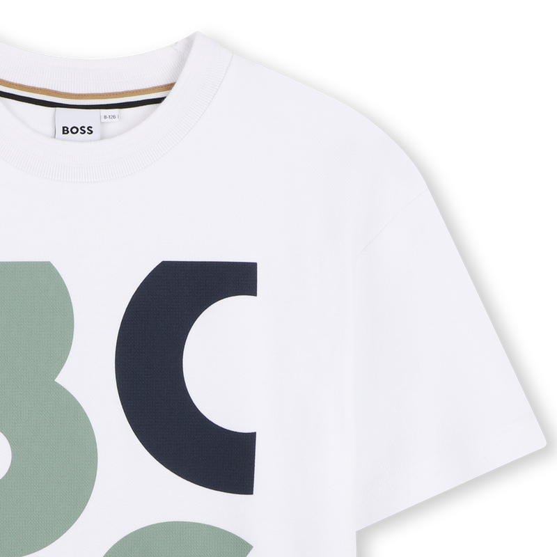 CAMISETA DE MANGA CORTA BOSS 
                        NI&Ntilde;O