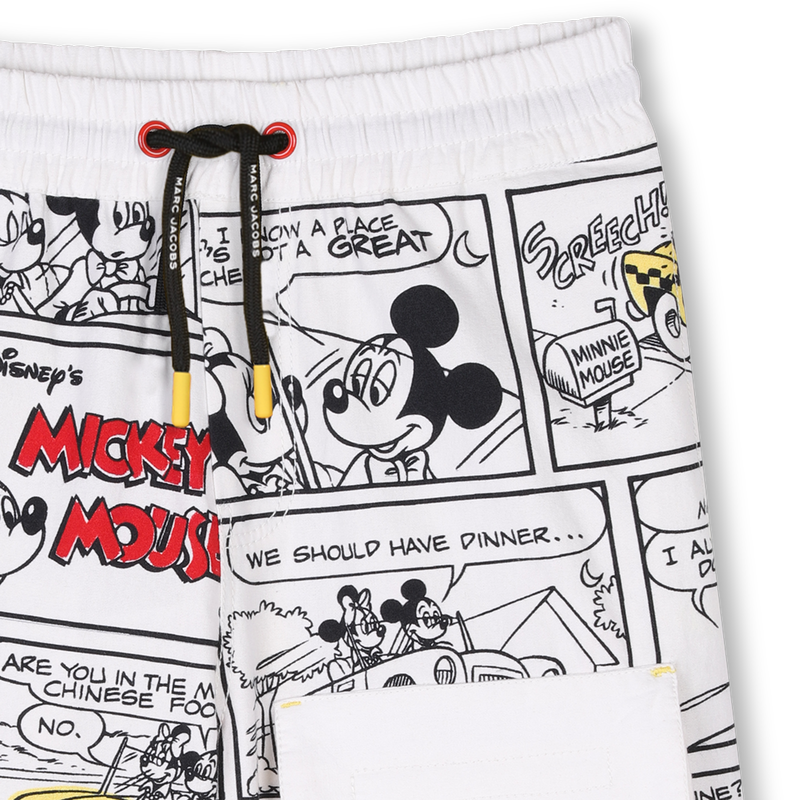 Bermudas de lona de algod&oacute;n MARC JACOBS 
                        NI&Ntilde;O