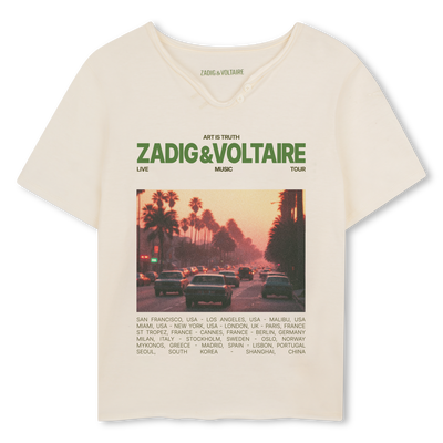 CAMISETA DE MANGA CORTA ZADIG & VOLTAIRE NI&Ntilde;O