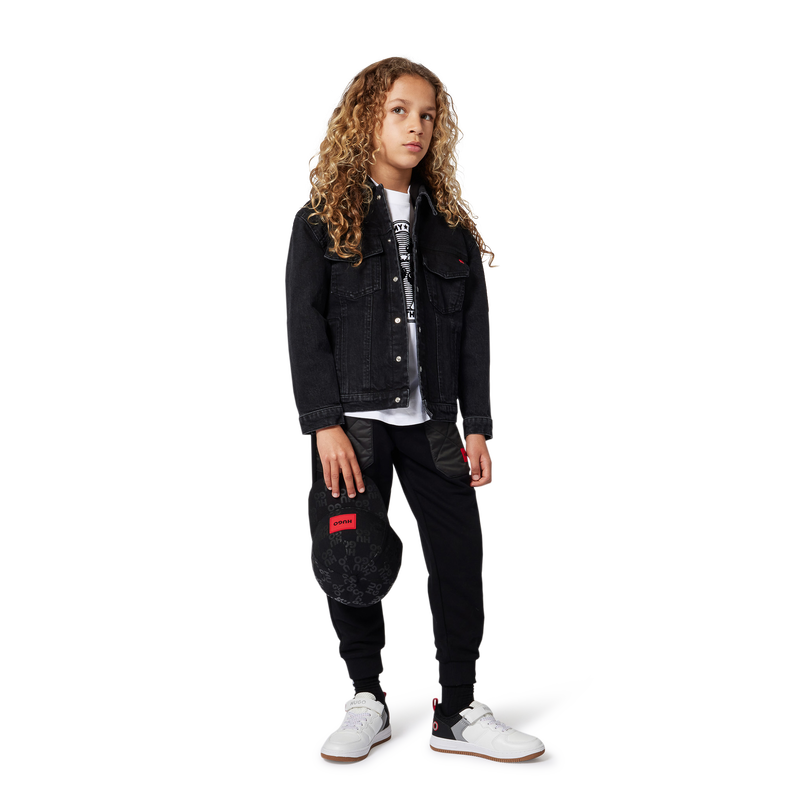 Zapatillas con cordones el&aacute;sticos HUGO 
                        NI&Ntilde;O