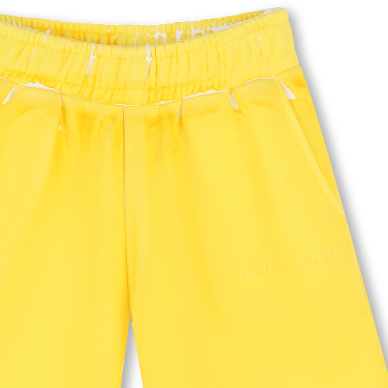 Bermudas de mulet&oacute;n bordadas MARC JACOBS 
                        UNISEXO