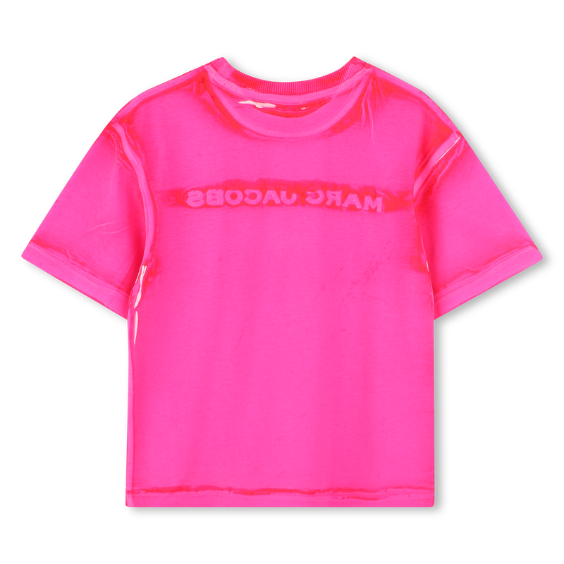 Camiseta de algod&oacute;n bordada MARC JACOBS 
                        UNISEXO